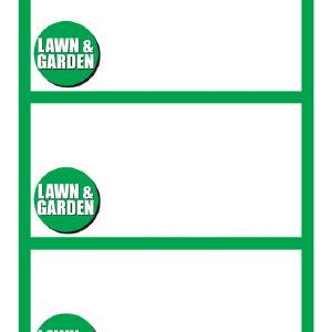 Centurion 7063790 Lawn & Garden 3 Up Weatherproof Sign Sheet, Polyethylene, 14 in x 8.5 in Countdown Package Cheap Pice