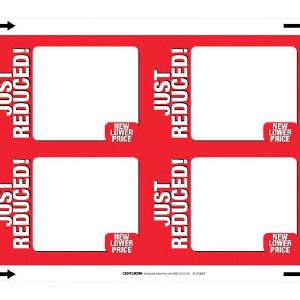 Centurion 7064690 Just Reduced 4 Up Weatherproof Sign Sheet, Polyethylene, 11 in x 8.5 in Cheap From China
