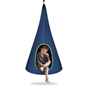 Costzon Kids Nest Swing Chair, Hanging Hammock Seat w/Adjustable Rope, 2 Windows and 1 Entrance, 32" Cheap With Credit Card