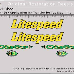 1999 Obed Decal Set With Credit Card Free Shipping