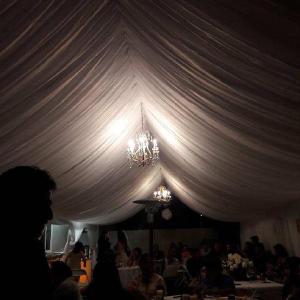 TENT with DRAPING  30x60 & Chandelier Low Pice Sale Online