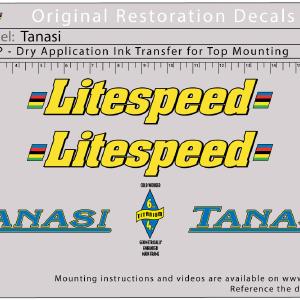 2001 Tanasi Decal Set Choice Cheap Pice