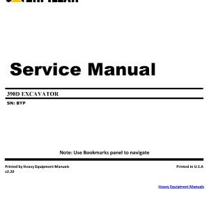 390D CATERPILLAR EXCAVATOR BYP SERVICE REPAIR MANUAL Clearance Nicekicks