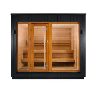 SaunaLife Model G7 Pre-Assembled Outdoor Home Sauna Discount Fashion Style
