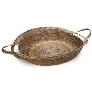 Oval Wicker Basket with Handles Factory Outlet