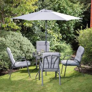 Madison Grey 6 Piece Deluxe Garden Furniture Set Buy Sale Online