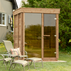 Leisurecraft Pure Cube Sauna Red Cedar Knotty 168 x 168 cm Package Deal Cheap Sale Really