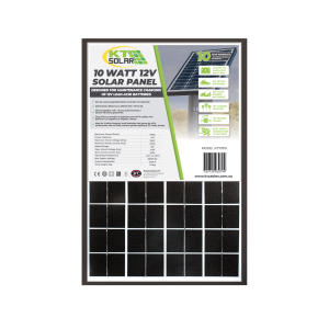 10 Watt, 12V Single Cell Mono-crystalline Solar Panel by KT Solar Free Shipping Sale Online