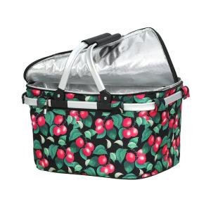 Alfresco Folding Picnic Bag Basket Cooler Hamper Camping Hiking Insulated Lunch Clearance Official Site