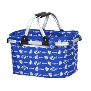 Alfresco Picnic Bag Basket FoldingHamper Camping Hiking Insulated Footlocker Finishline For Sale
