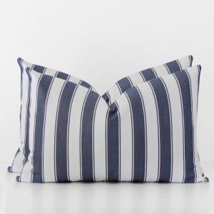 JOHAN REGENCY STRIPE CUSHION BUNDLE X2  |  40 x 60  |  DENIM Best Wholesale Online