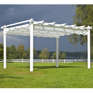 PERGOLA 3 X 4 METER I HVID Fast Delivery Online