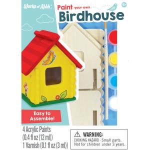 Birdhouse Wood Craft & Paint Kit Pay With Visa Cheap Pice