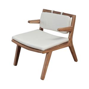 Tuinstoel in teakhout - Zeno - Low Dinning - Incl. kussens New Styles For Sale