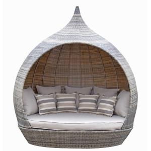 Pearl Rattan Garden Day Bed - Choice Of Colours Fast Delivery Cheap Online