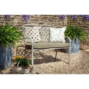 Berkeley Cast Aluminium 2 Seater Bench Sale Big Discount