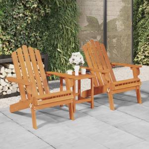 Adirondack-hagestoler 2 stk heltre akasie Discount Authentic Online