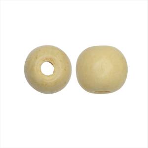 Dyed Wood Beads, Smooth Large Hole Round 14mm, White (20 Pieces) Shop For Cheap Pice