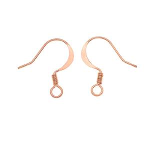 Earring Findings, Fish Hook Ear Wire 16mm Genuine Copper (25 Pairs) Sale Best Pices