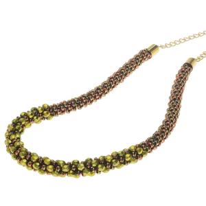 Deluxe Beaded Kumihimo Necklace - Forest Meadow - Exclusive Beadaholique Jewelry Kit Quality Free Shipping Outlet