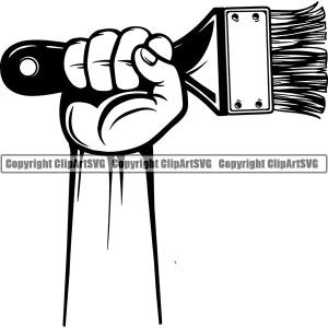 Painting Service Painter Paint Paint Brush ClipArt SVG Outlet New Arrival