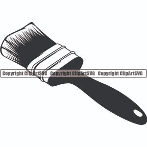 Painting Service Painter Paint Paintbrush ClipArt SVG Marketable Online