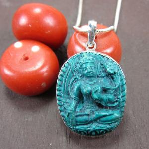 White Tara Turquoise Pendant Wiki Cheap Pice