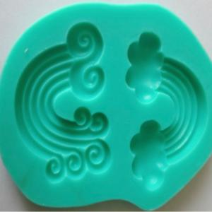 Rainbow 2pk Silicone  Fondant Cake Mould Buy Cheap Clearance Store