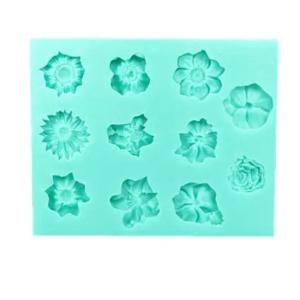Small Flowers Assorted Silicone Fondant Mould Online For Sale