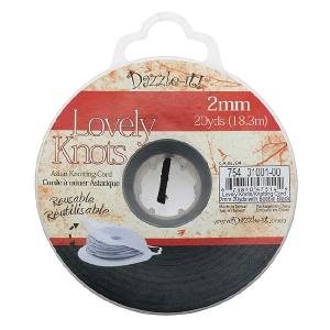 Lovely Knots - Chinese Knotting Cord 2mm Thick - Black (20 Yards On Bobbin) Shop Offer For Sale
