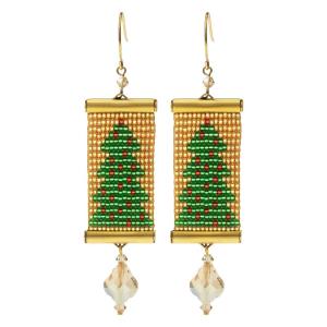 Loom Statement Earring Kit - Christmas Tree - Exclusive Beadaholique Jewelry Kit Buy Cheap Affordable