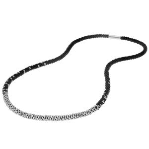 Long Beaded Kumihimo Necklace - Black & Silver - Exclusive Beadaholique Jewelry Kit Outlet Locations Cheap Online