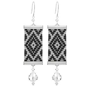 Loom Statement Earrings in Helsinki - Exclusive Beadaholique Jewelry Kit Discount Classic
