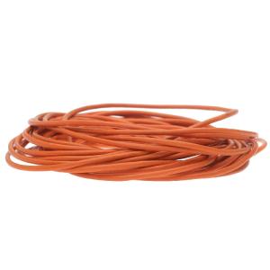 Leather Cord, Round 1.5mm, Orange, by Leather Cord USA (1 yard) Big Discount Online