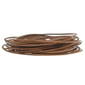 Leather Cord, Round 1.5mm, Light Brown, by Leather Cord USA (1 yard) Cheap Sale Lowest Pice