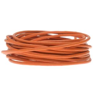 Leather Cord, Round 2mm, Orange, by Leather Cord USA (1 yard) Sale Ebay