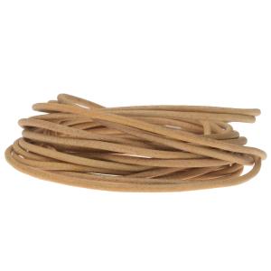 Leather Cord, Round 2mm, Natural, by Leather Cord USA (1 yard) For Sale Free Shipping