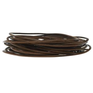 Leather Cord, Round 1.5mm, Chocolate, by Leather Cord USA (1 yard) Clearance Clearance