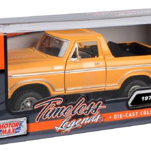 Motormax 1:24 Scale 1978 Ford Bronco Open Top Yellow Outlet Best Place