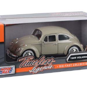 Motor Max 1:24 Timeless Legends Die-Cast Vehicle 1966 Volkwagen Beetle Savanna Beige Cheap Best Sale
