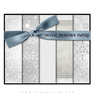 Digital Designer Paper Set - Snow Babies Cheap Countdown Package