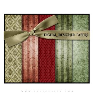 Digital Designer Paper Set - Christmas Keepsake (Vol. 3) Discount How Much