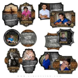 Die Cut Card Design Set - Tattooed Cheapest Pice