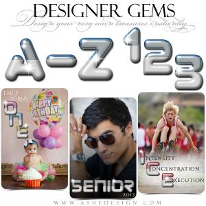 Designer Gems - Silver Bullet Alphabet Free Shipping Best Pices