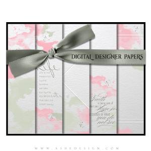 Digital Designer Paper Set - Watercolors Cheap Sale Shop
