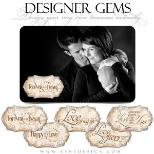 Designer Gems - Word Art Tags - Happy In Love Buy Cheap Genuine