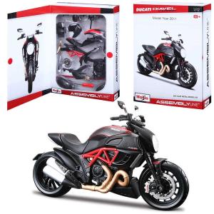 Maisto 1:12 Assembly Line Motorcycles Ducati Diavel Carbon Model Year 2011 Cheap Pice Outlet
