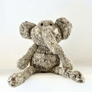 Wool Knit Buddy  | Elliott the Elephant Sale Visit