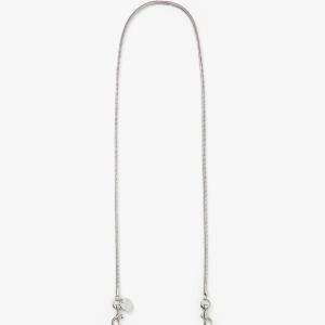 Snake Chain Crossbody Strap in Silver Eastbay Cheap Online