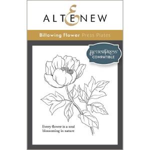 Altenew - Press Plates - Billowing Flower Top Quality Cheap Pice